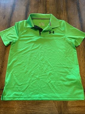 Under Armour Bright Green Boys' Polo Shirt